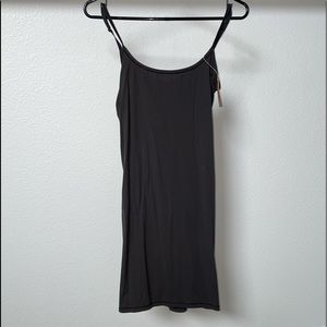 NWT SKIMS Fits Everybody Slip Dress Onyx